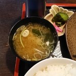 Sarato Ga - 味噌汁（ヒレカツ定食）