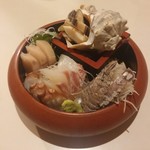 大漁酒場 - 鮮魚５点盛り【2019.1】