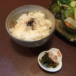 ジャム cafe 可鈴 - 【週替わりランチ(1,050円)】ごはんとお漬物