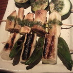銀座 鳥良　野菜串盛り合わせ