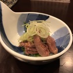 鳥田中 - 201902  京鴨ハツ湯引き刺し