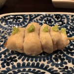 鳥田中 - 201902  おまかせ串七本（笹身山葵）