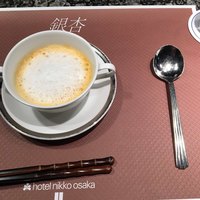 鉄板焼 銀杏 ホテル日航大阪 - ランチエステプラン
                    スープ