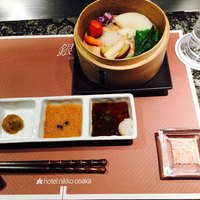 鉄板焼 銀杏 ホテル日航大阪 - ランチエステプラン
                    セイロ蒸し野菜