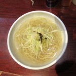 鶏だし中華そば かね壱 - 塩かけ葱増し