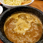 風雲丸 - 石焼濃厚つけめん肉盛り大盛り