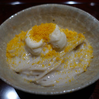 東山 吉寿 - 蕎麦カルボナーラ完成