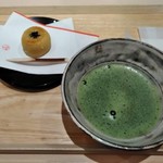 花園万頭 カフェ＆ショップ - [料理] スィートポテあん & 宇治抹茶 全景♪ｗ