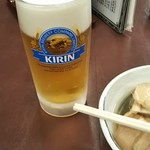 黒百合 - 一番搾り 生ビール(中ジョッキ) 580円 ♪