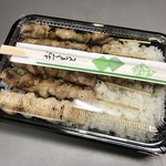 吾助 - 焼き鳥弁当…500円+大盛り…200円