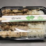 吾助 - 焼き鳥弁当…500円+大盛り…200円