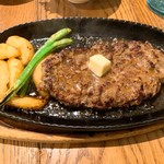 ヴィア ビア オオサカ - ハンバーグステーキ180g