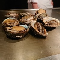 秋田牛鉄板焼 銀座五明 - あわび