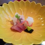 日本料理 子孫 - ヨコワ・マグロ・イカ