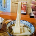 すえひろ家 - 食べ始めの幅は1mmの「八（すえひろ）うどん」