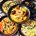 [Saturday and Sunday only] Paella course to choose from