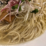 らぁ麺やまぐち - 「はるゆたか」を使用した麺