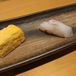 浜寿司 - 玉＆タイにぎり