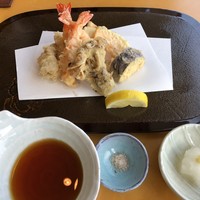 広島 なだ万 - 天婦羅盛り合わせ