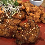 柊山ガーデン - ジューシー手羽先とタコの唐揚げ