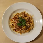 自家製生パスタと旬菜イタリアンagio - 生パスタとデザートセット(1300円)です。