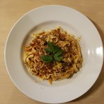 自家製生パスタと旬菜イタリアンagio - 生パスタとデザートセット(1300円)です。