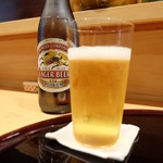 割烹 山路 - 瓶ビール