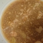 ラーメン二郎 - 微乳化スープ