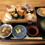 信国鮨 - 上寿司定食＝１０００円 税込