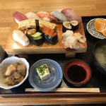 Nobukuni zushi - 上寿司定食＝１０００円 税込