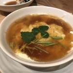 越中屋  - 蒸し穴子と湯葉あんかけ