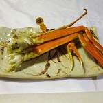 望洋樓 - 茹で蟹：大蟹（左側の足と爪）