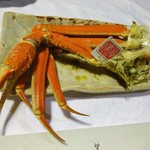 望洋樓 - 茹で蟹：大蟹（右側の足と爪）