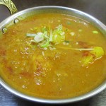 インドカレー ナマステ - Aランチ 650円（税込）の 本日のオススメ は 長イモとチキンのカレー。　　　　　2019.02.03