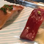 寿し処 まつ元 - 赤身　中トロ　大間産