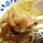 さすけ食堂 - カジメラーメンの麺