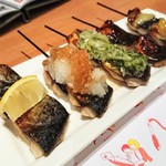 SABAR×DORAYA - さば串焼き5種盛り