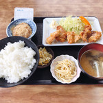 むじゃき - 日替定食 500円
(金曜日:から揚)