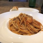 ラディカーレ - サルシッチャとカリフラワーのトマトソース／スパゲッティ