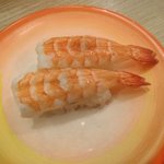 すし江戸 - 蒸し海老