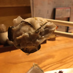 炭と地酒とたしなみワイン Kai本店 醸す - 三重県産牡蠣の湯引きです