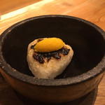 炭と地酒とたしなみワイン Kai本店 醸す - 焼きおにぎりのリゾットです