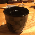 炭と地酒とたしなみワイン Kai本店 醸す - 熱いお茶でほっとする。。