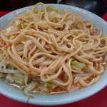 ラーメン二郎 - 茹で加減はまんまでOK