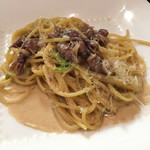 鮨松榮 - 蛍烏賊のクリームパスタ