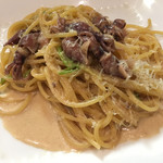 鮨松榮 - 蛍烏賊のクリームパスタ