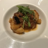 リストランテ　ウミリア - 鹿児島県産 黒豚の赤ワイン煮込みと秋ナスのリガトーニ