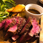 ワイン食堂 ビストロJIN - 追加したステーキ