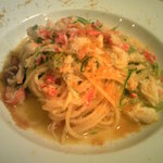 ラ・ベットラ・ダ・オチアイ - カニの出汁、カラスミの旨み、見事なアーリオオーリオ