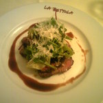 ラ・ベットラ・ダ・オチアイ - 赤ワインのソース、酸味がハラミを引き立てる